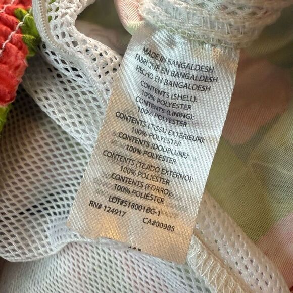 Trunks Surf & Swim Co. Men's Flamingo Print Swim‎ Board Shorts Green Red Size XL - Picture 4 of 7